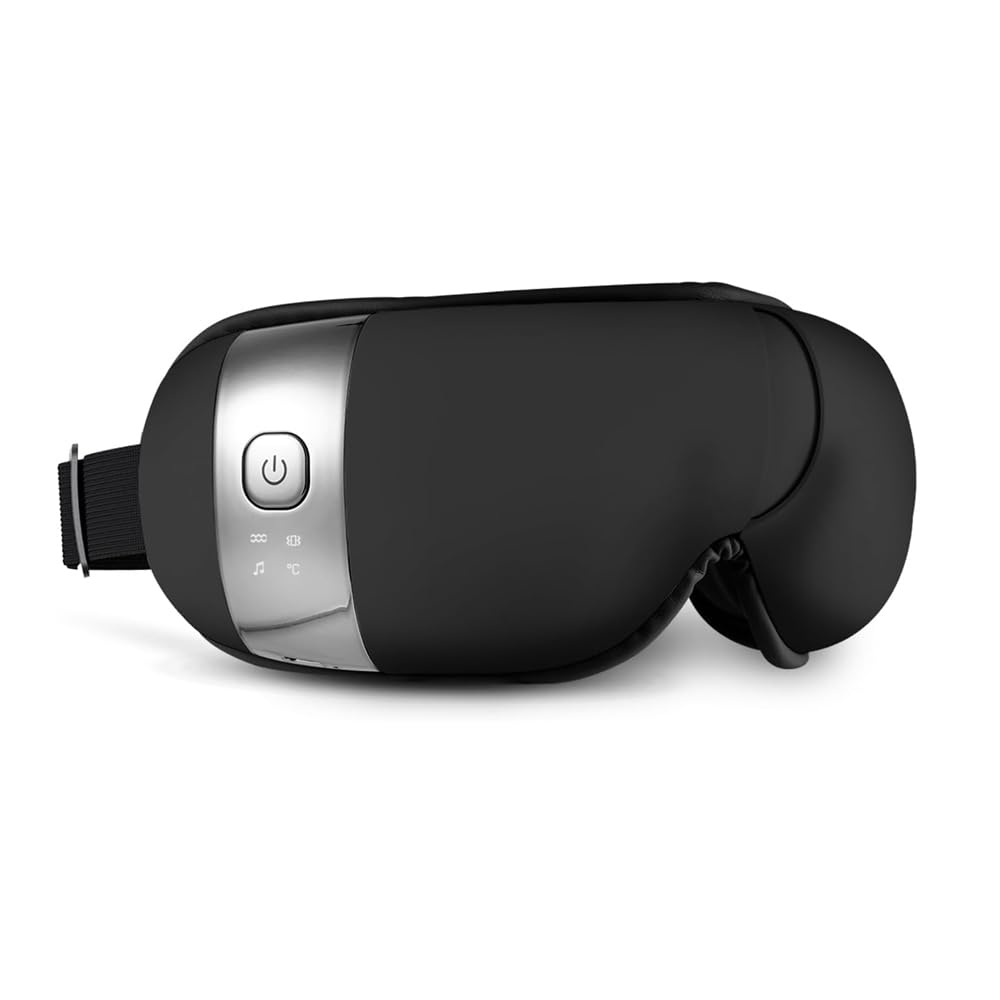 Eye Massager with Heat Heated Eye Mask with Bluetooth Music for Migraine Relief
