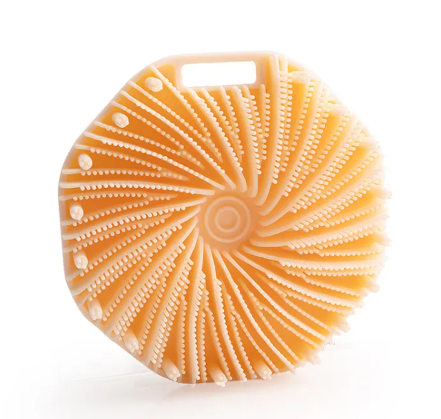 Polygon Silicone facial Scrubber