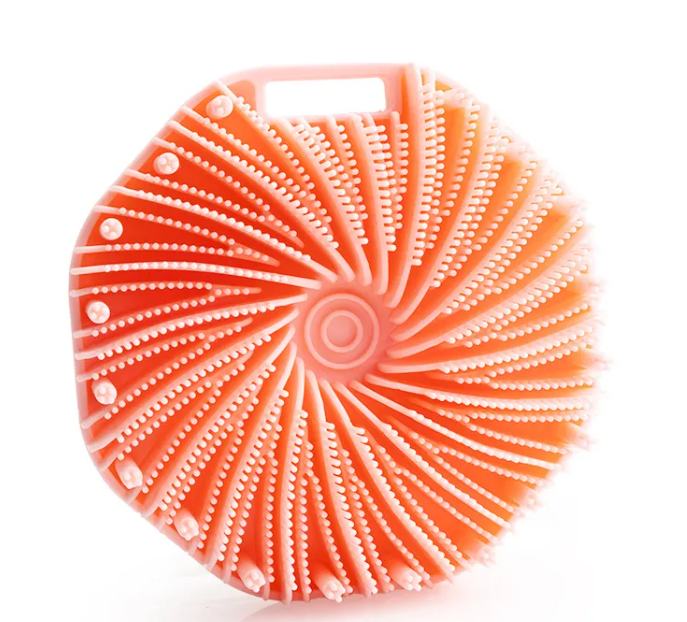 Polygon Silicone facial Scrubber