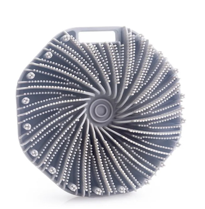 Polygon Silicone facial Scrubber